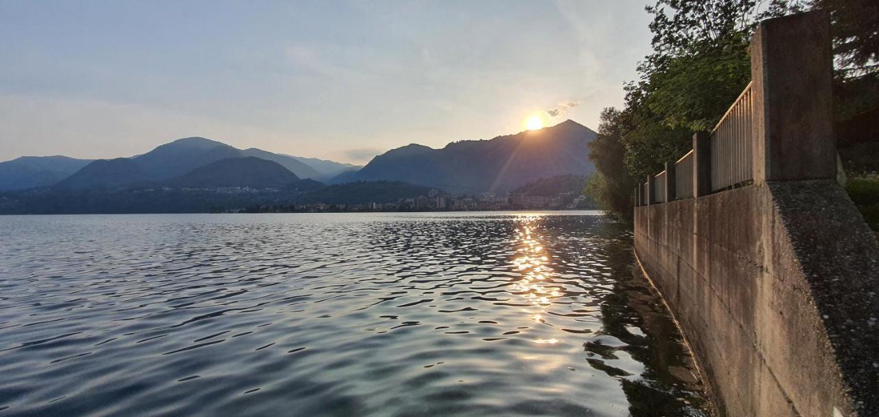 Beautiful Place A Lago D'Orta Mit Direktem Seezugang Omegna Bagian luar foto